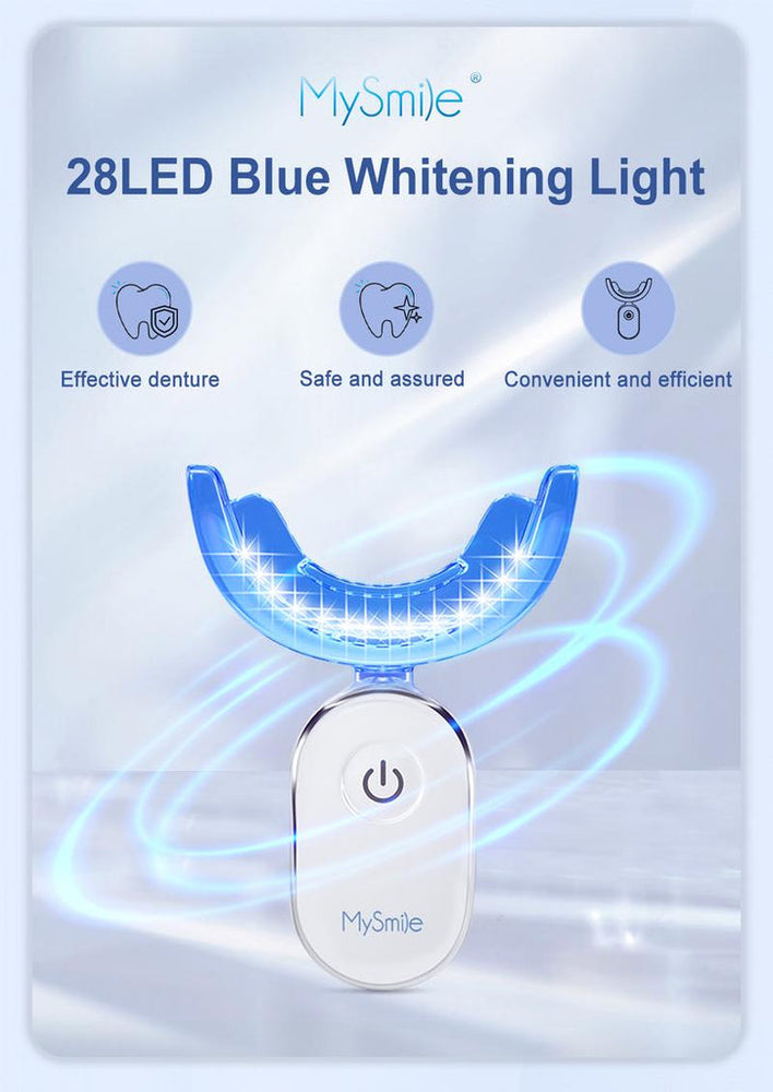 Home Tooth Cleaning Kit with LED Light Accelerator
