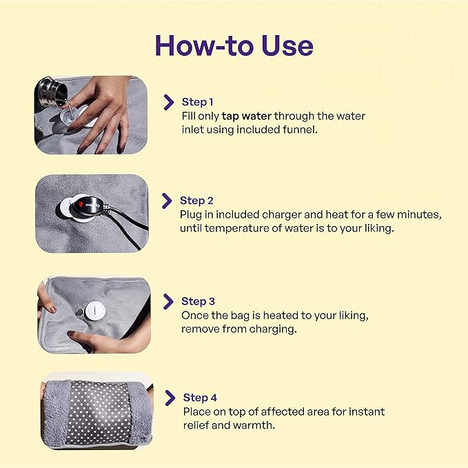 Electric hot water bag